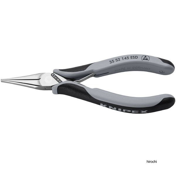 KNIPEX 平口 ESD エレクトロニクスプライヤー 145mm