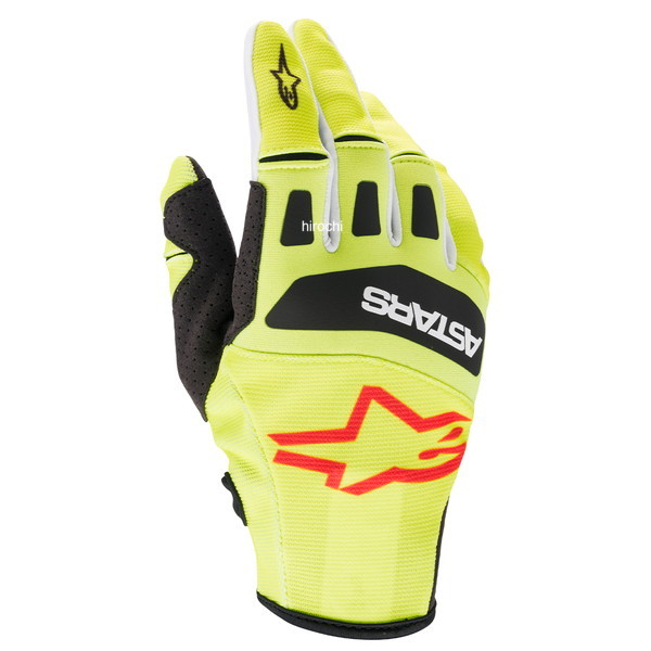 アルパインスターズ グローブ テックスター イエローフロー 黒 Sサイズ