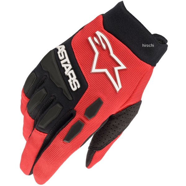 グローブフルボアブライトレッド/黒Mサイズ