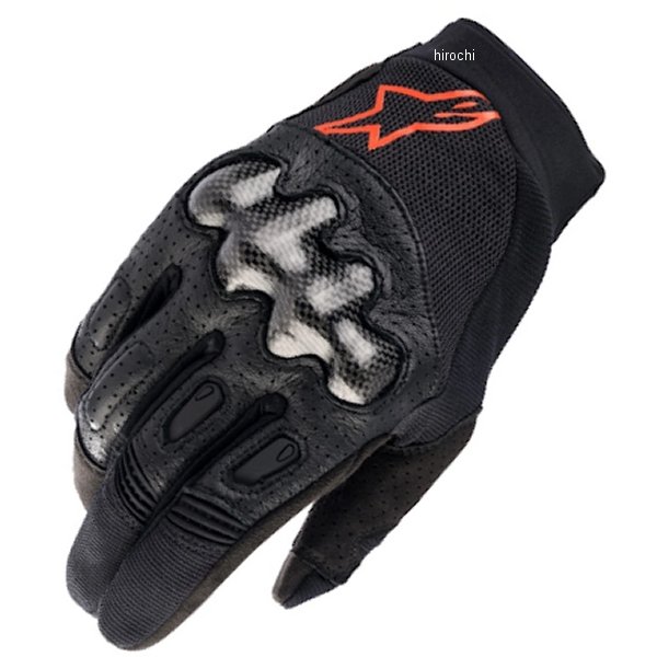 グローブ メガワット 黒/蛍光赤 Lサイズ