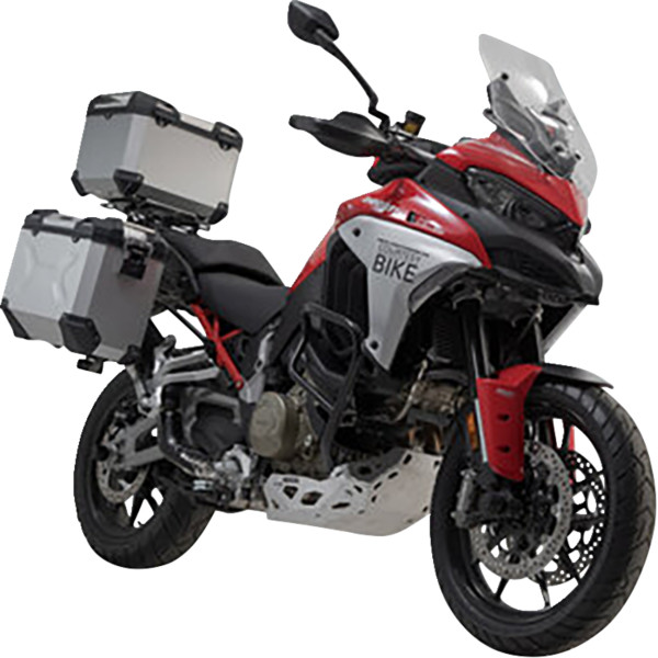 アドベンチャー ラゲッジシステム ドゥカティ Multistrada シルバー