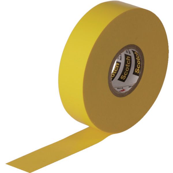 35YEL 327-6473  ビニールテープ 35 黄 19mmX20m