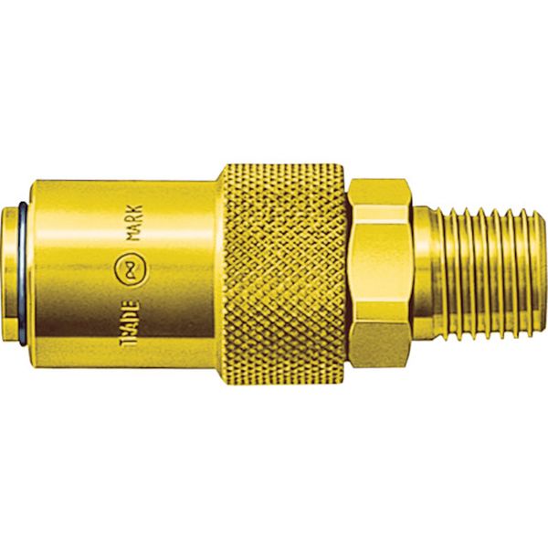 K03SMBRASSNBR 金型カプラ(めねじ取付用) K03SM 相手側取付サイズRc3/8(80412)