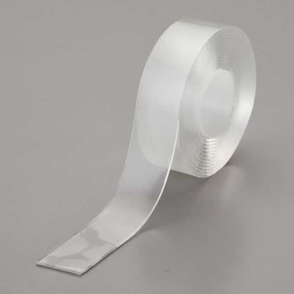 662-6284  剥がせる強力両面テープ クリア 30mm幅×3m 厚み2mm