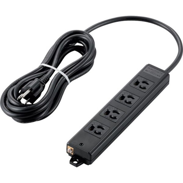 TWRM3430LGBRS 369-1894 タップ 工事用 抜け止め 3P 4個口 マグネット付き 3m ブラック