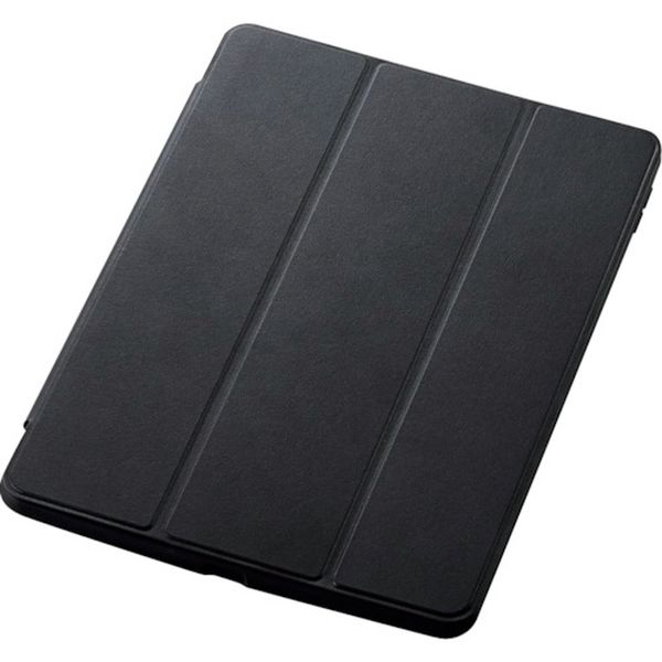 TBA21RTSLFCBK iPad 第9世代(2021)用ハイブリッドケース フレームカラー フラップ付き ブラック