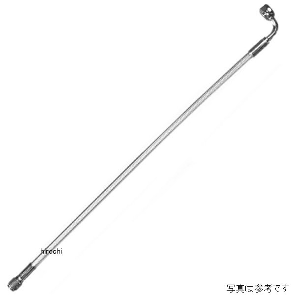 フロント ブレーキライン アッパー 10mm/90°19インチ(483mm)