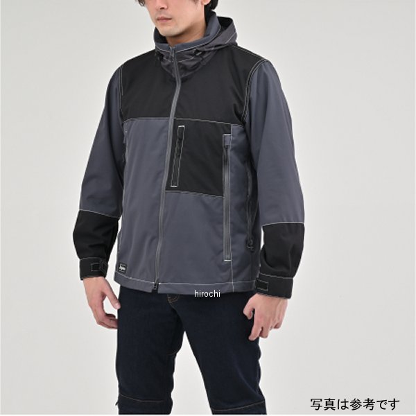 DAYTONA  DJ-002 エアインテークパーカー ブラック&グレー XLサイズ