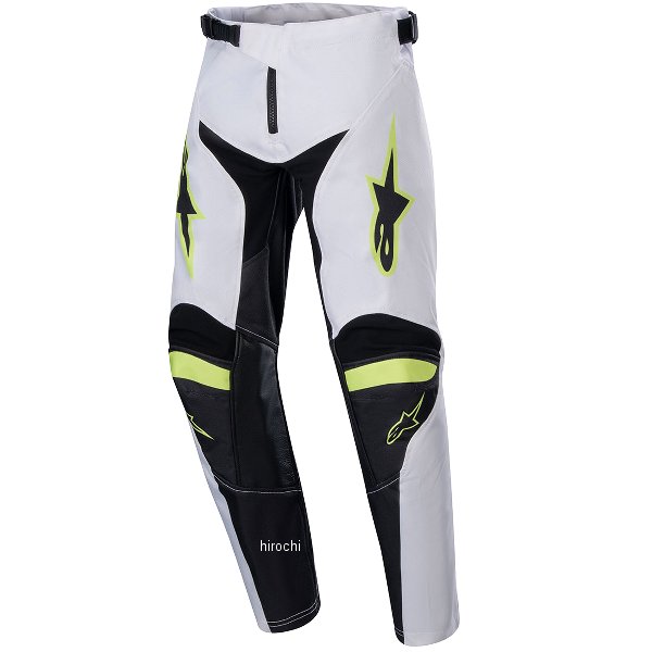 パンツ ユースレーサールーセント 白/ネオンレッド/イエローフロー 24インチ
