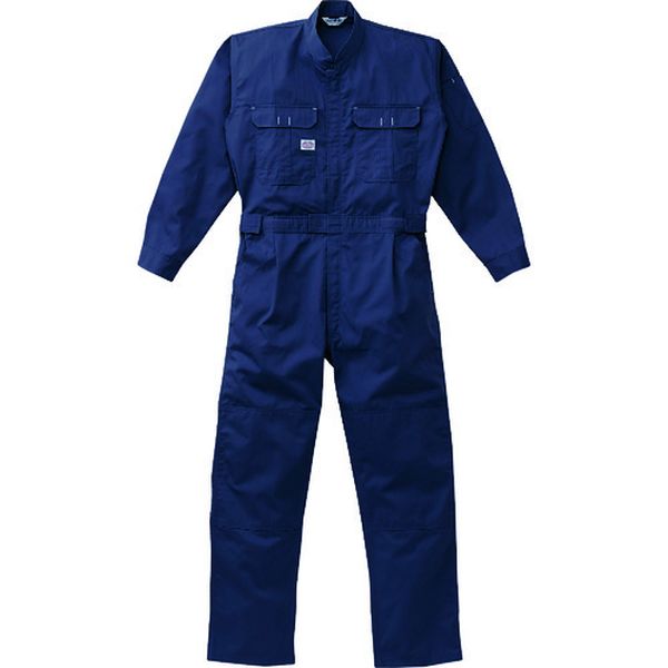 つなぎ服 銀ナノ 4Lサイズ ネイビーブルー