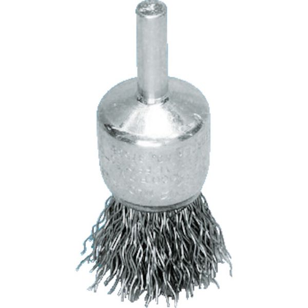 バーテック　軸付クリンプ型エンドブラシＳＵＳ０．３５