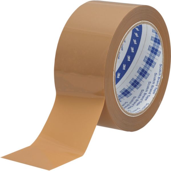 375KBEI50X50  OPP包装用粘着テープ 375 ベージュ 50mmX50m 50巻入り