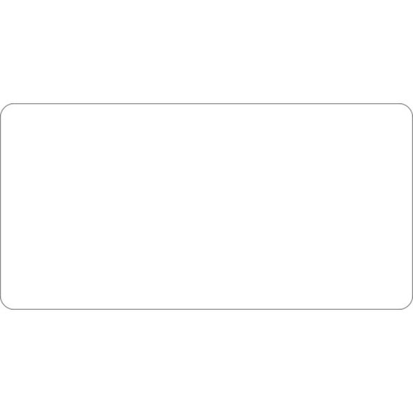 123-5623 配管識別ステッカー 無地タイプ(空気) HY-500M 40×80mm 10枚組 アルミ