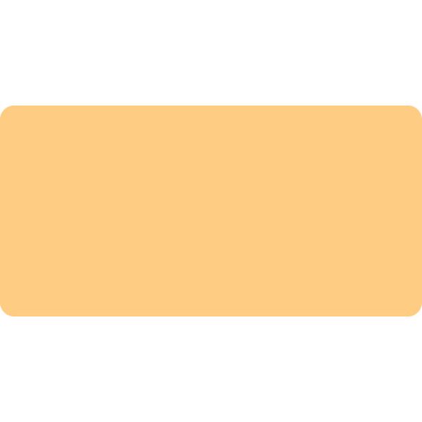 105-6884 配管識別ステッカー 無地タイプ(ガス) HY-700M 40×80mm 10枚組 アルミ