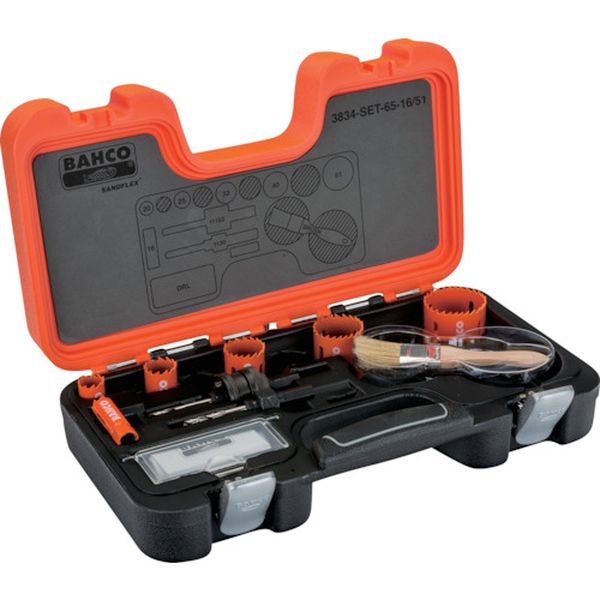 3834SET651651  バイメタルホールソーセット 9PCS 16-51mm