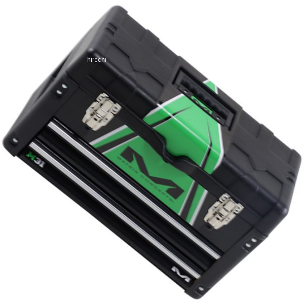 ツールボックス M31 WORX 黒/グリーン