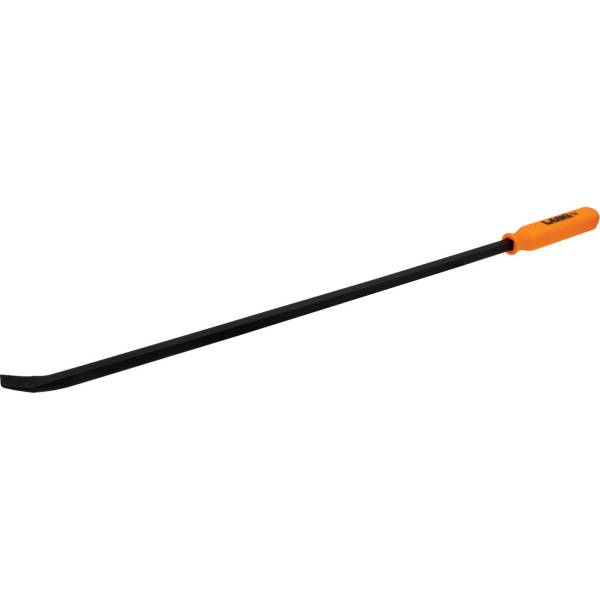打撃ハンドル付き湾曲バール 31インチ オレンジ/黒
