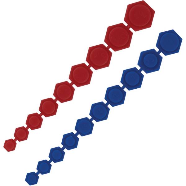 SAE/Metric マグネット ソケット インサート セット 赤/青