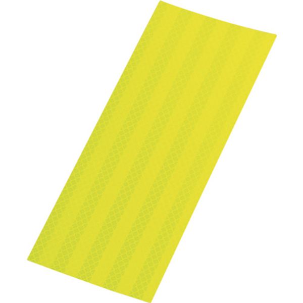 106-6314 3Mカプセルプリズム型高輝度反射シート 蛍光黄 SL90-KY 90×250mm