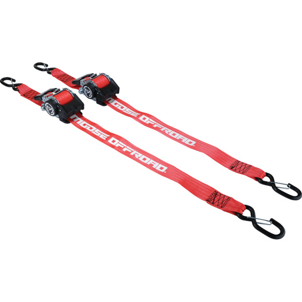 TIE DOWN 2"x10' RETRACTABLE RATCHET レッド MSE