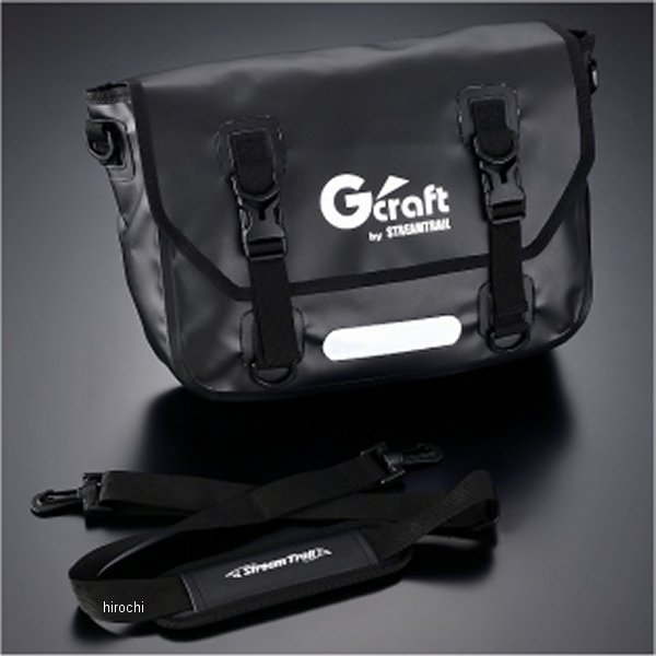 Gcraft×STREAM TRAIL サドルバッグ 黒