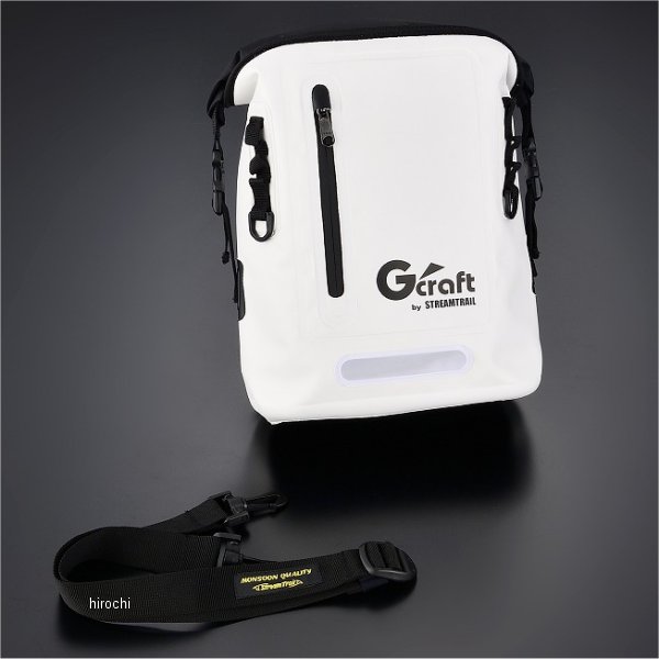 Gcraft×STREAM TRAIL センターバッグ 白