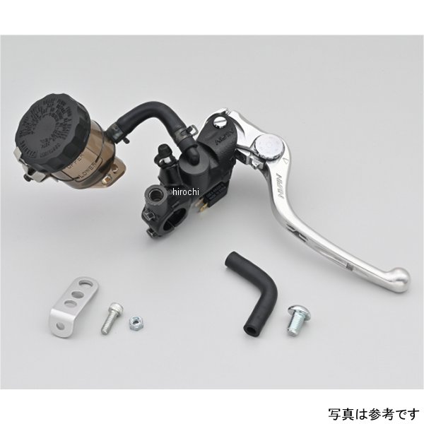 DAYTONA  NISSIN ラジアルブレーキマスターシリンダー ショートレバー 縦型Φ5/8インチ ブラック&シルバー