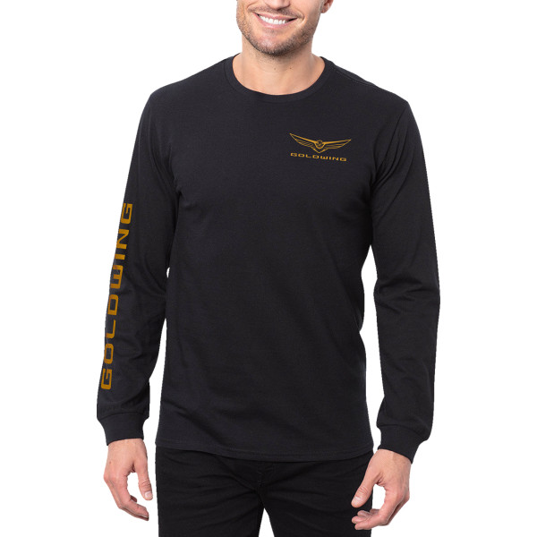 TEE LS GOLDWING BLACK/GOLD XL