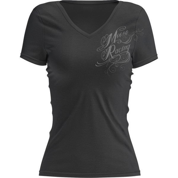 Tシャツ WMN FLOURISH SCRIPT ブラック XLサイズ