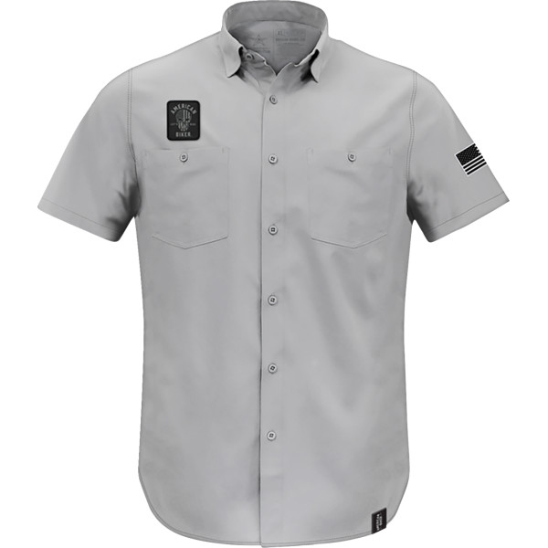 シャツ LTW BIKER SAM グレー/ブラック Lサイズ