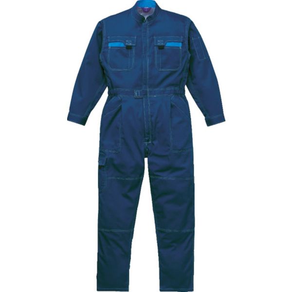 スリードラゴン ツナギ服 5Lサイズ ネイビーブルー