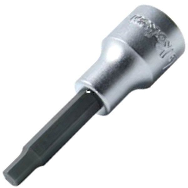 Ko-ken 1/2"(12.7mm)SQ. ヘックスビットソケット 全長75mm 15mm