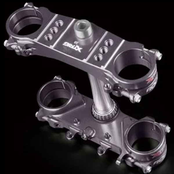 XTRIG トリプルクランプキット ROCS TECH 19年以降 RMZ250 オフセット=21.5 グレー