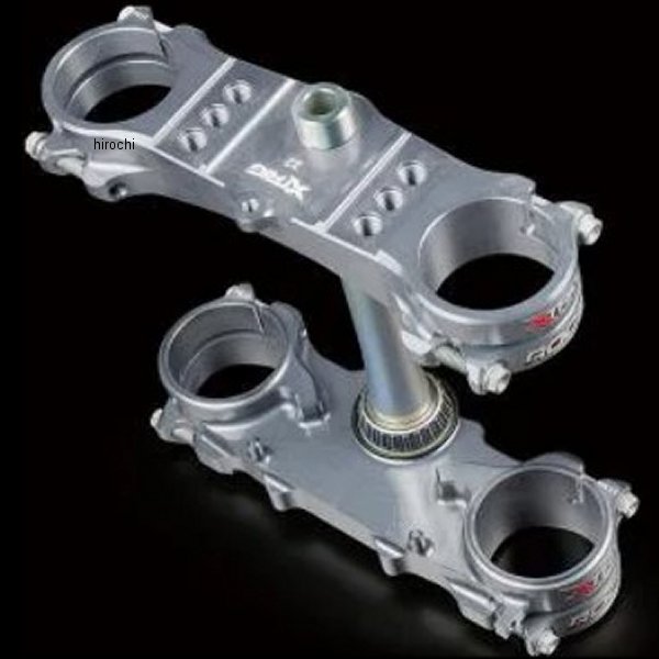 XTRIG トリプルクランプキット ROCS TECH 06年以降 RM85 オフセット=27 シルバー