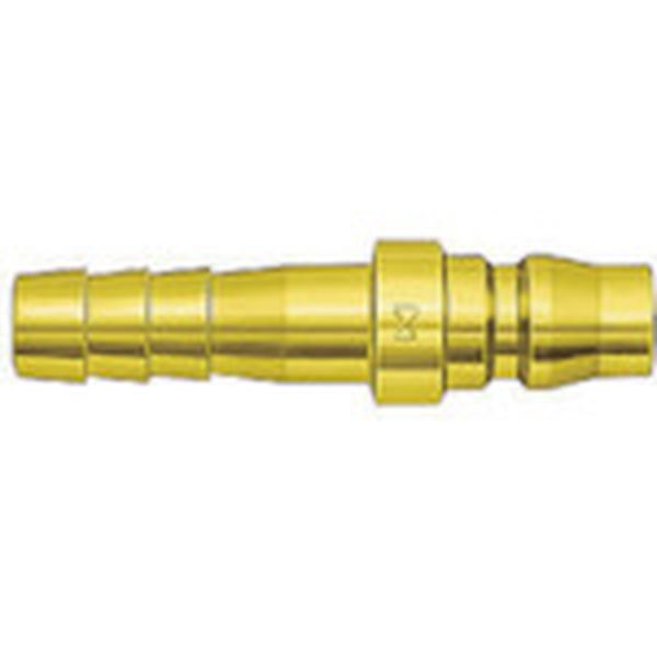 BRASS 真ちゅう製ハイカプラ(ホース取付用プラグ)相手側1/2インチ 1.5Mpa(00207)