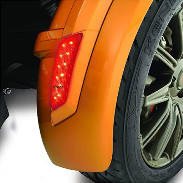 フロントフェンダーLED 13年ｰ18年 カンナム スパイダー 赤