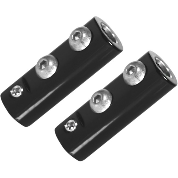 ウインカー アダプター フロント 18年以降 FXDR M8 黒 左右ペア