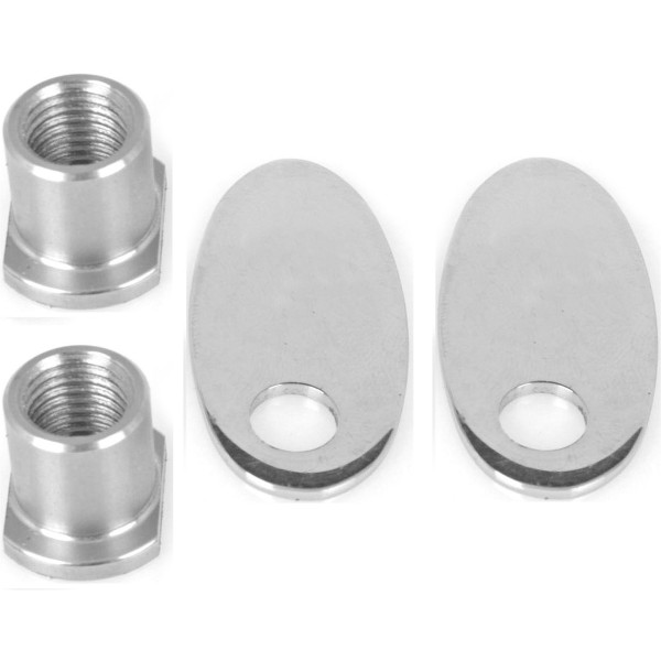 ウインカー アダプター リア ストラット 06年-17年 FXDB、FXDWG M8 ポリッシュ 左右ペア