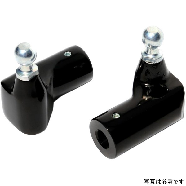 ウインカー アダプター Mini ハーレー XL1200X マスターシリンダー用 M8 黒 左右ペア