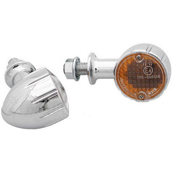 ウインカー Arizona M10 クローム 左右ペア