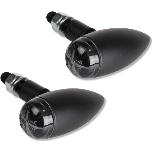 LED ウインカー Zeppelin II M10 黒 左右ペア