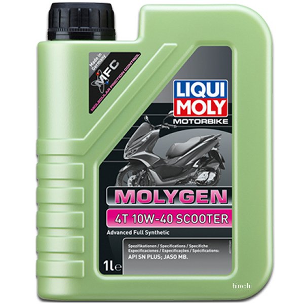 リキモリ LIQUIMOLY 化学合成オイル MOLYGEN 4T 10W-40 スクーター 1L
