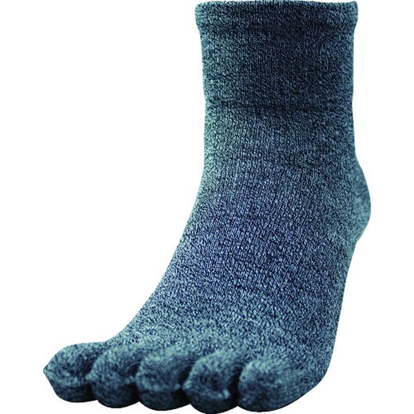 デオセル5本指カカト付ミドル丈 モクカラー L