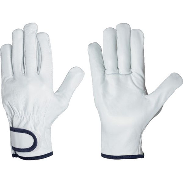 牛本革手袋 723P白L