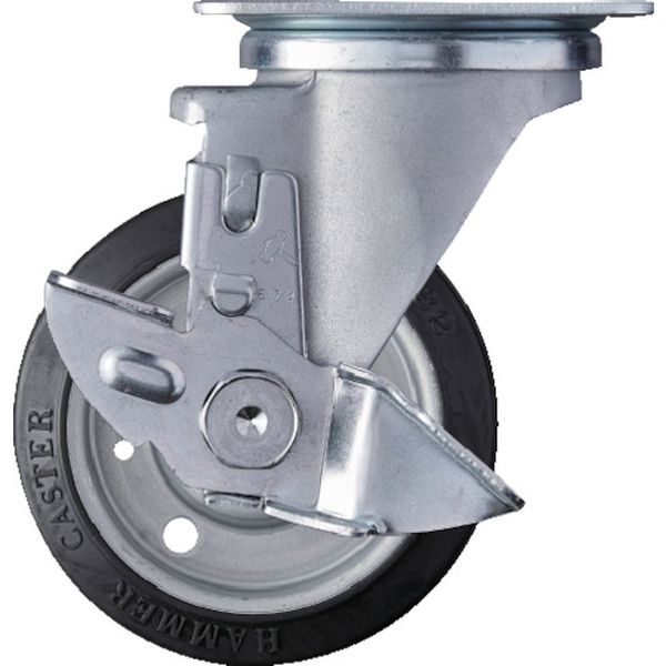 413YSRBB100  特殊鋼板製 自在 SP付 ゴムB車100mm