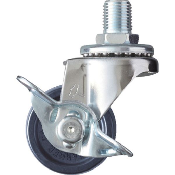 415A30U40 609-4247 Aシリーズ ねじ込み 自在SP付 M12 エラストマー車 40mm