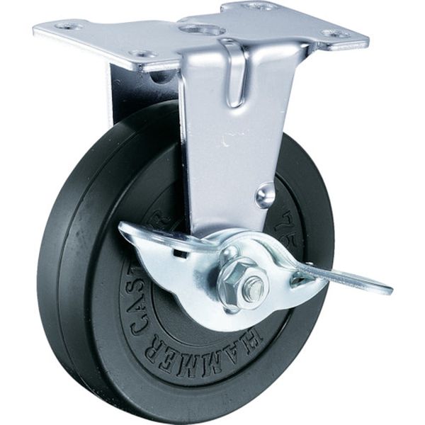 Ｅ型　固定ＳＰ付　ゴム車６５ｍｍ