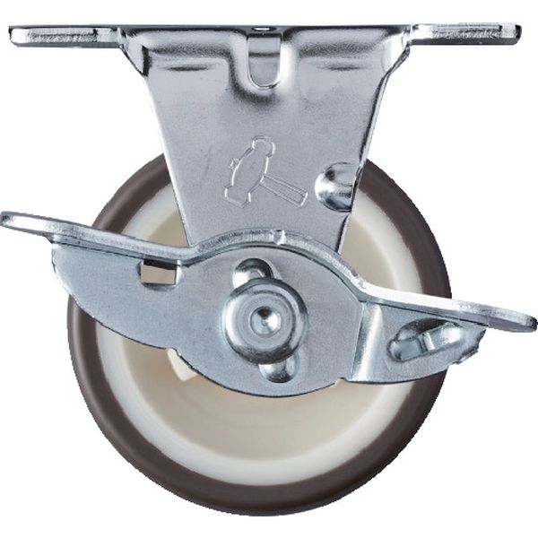 415ERUR50  Eシリーズ固定式ウレタン車輪(ナイロンホイール)50mm SP付