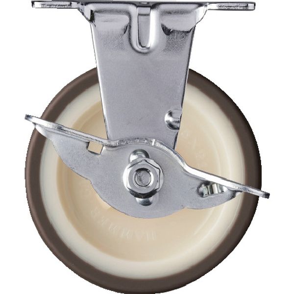 415ERUR75  Eシリーズ固定式ウレタン車輪(ナイロンホイール)75mm SP付