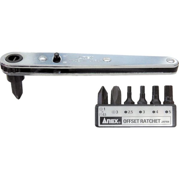 493-6540  オフセットラチェットドライバー7本組